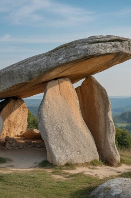 Le dolmen de Champvermeil, vestige néolithique remarquable en Ardèche