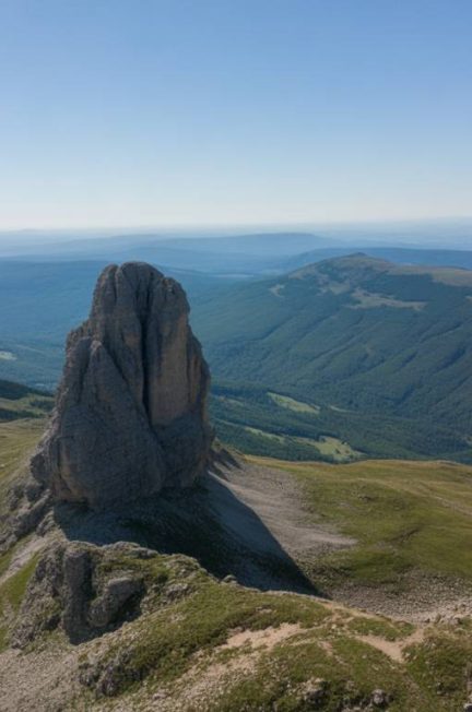 Le belvédère du col de Meyrand, panorama exceptionnel sur les Cévennes